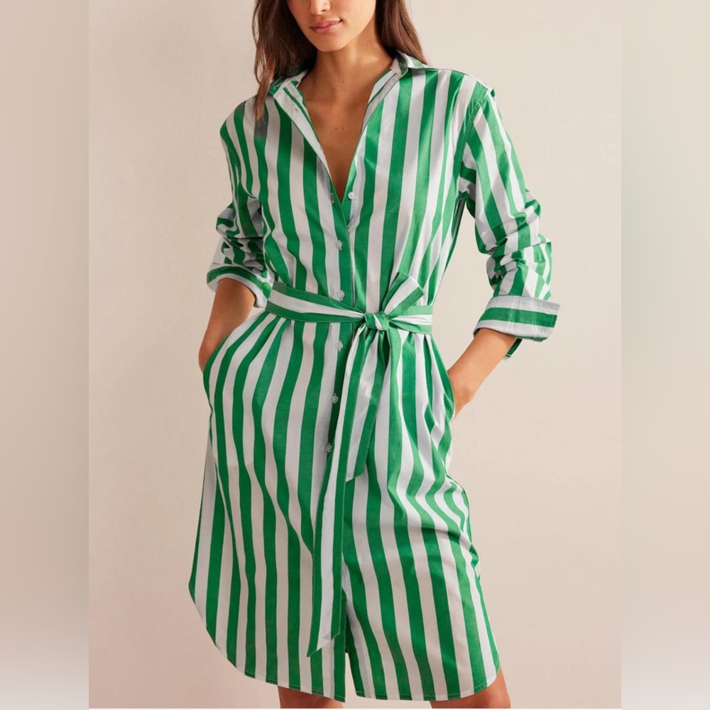 Boden Relaxed Cotton Shirt Dress